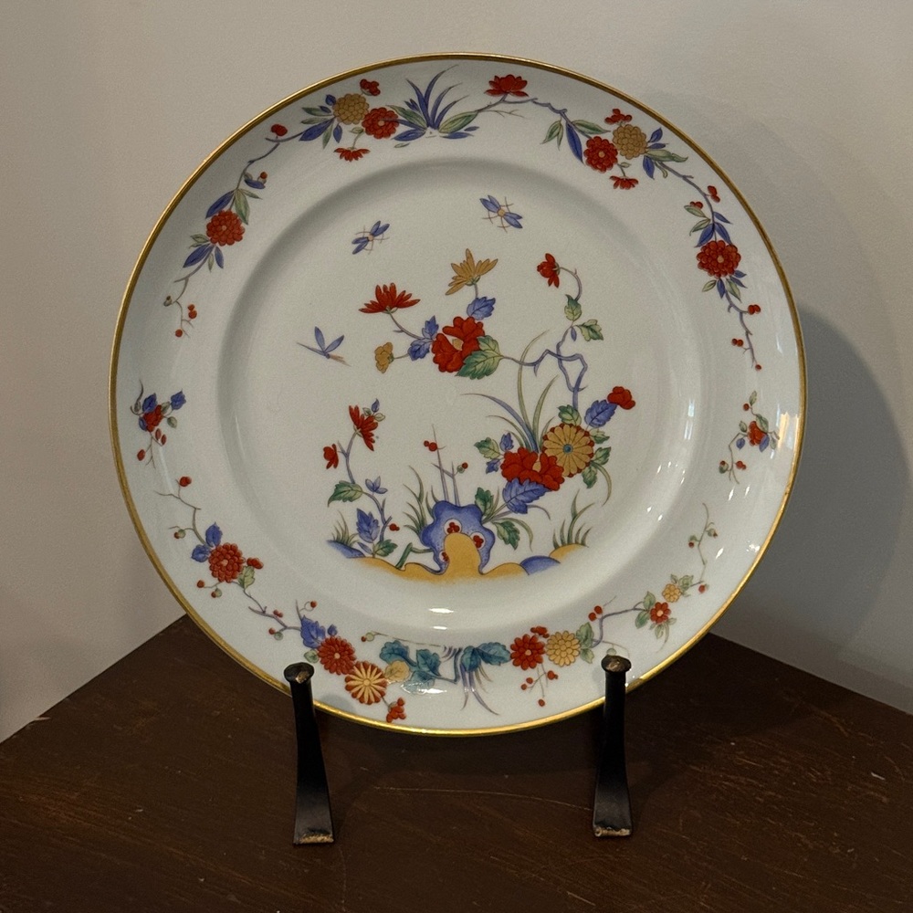Mottahedeh Vista Alegre Rock Garden pattern plate